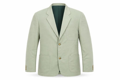Browns Mens Green Polyester Jacket Blazer Size 42 Regular