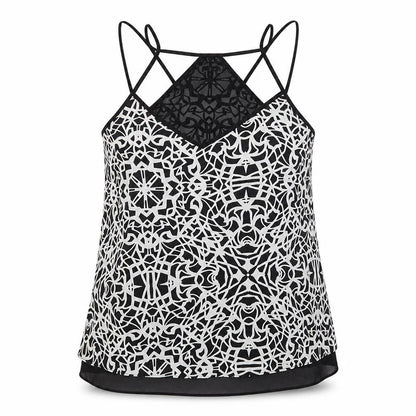 Womens UK Size 8 River Island Black Camisole Tank