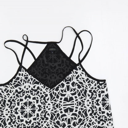 Womens UK Size 8 River Island Black Camisole Tank