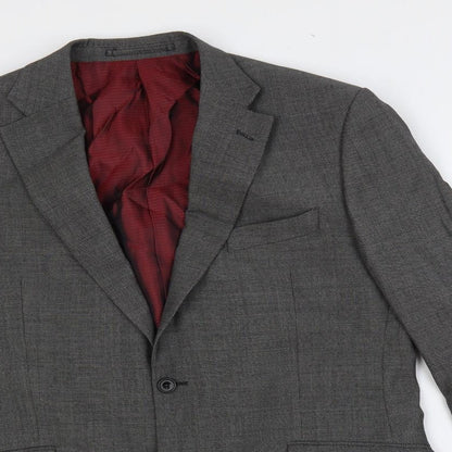 Mens UK Size 40 Marks and Spencer Regular Grey Suit Jacket