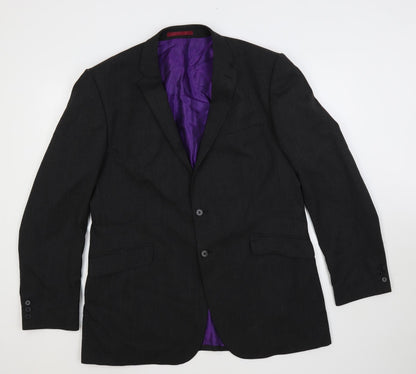 Mens UK Size 44 Burton Regular Grey Suit Jacket