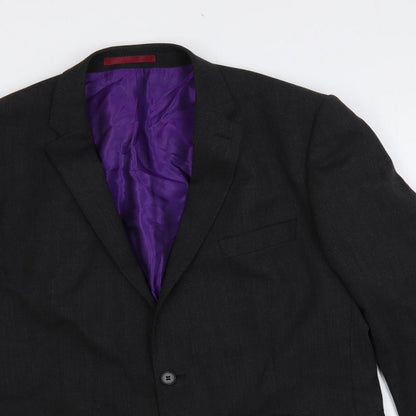 Mens UK Size 44 Burton Regular Grey Suit Jacket