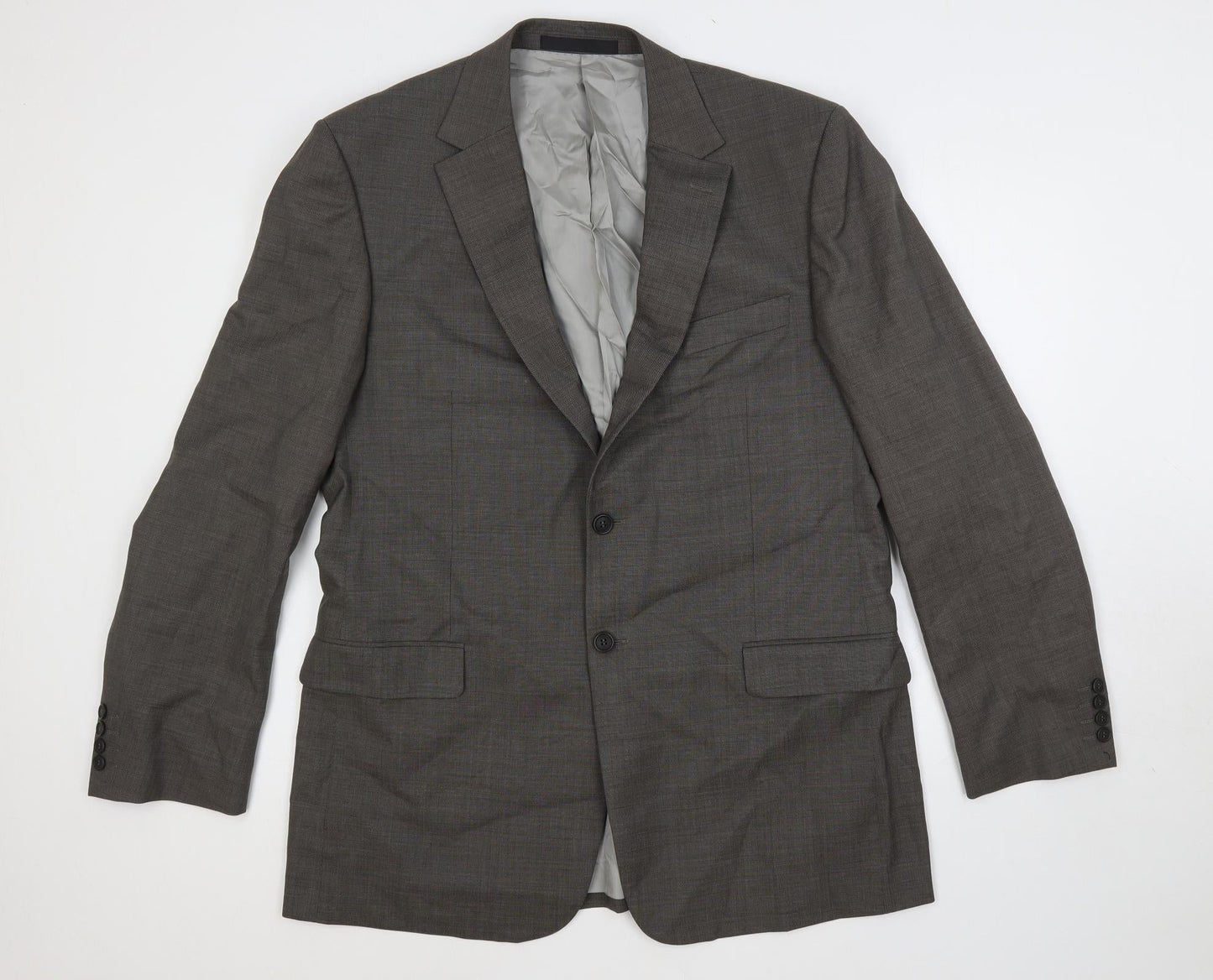 Mens UK Size 42 Marks and Spencer Regular Grey Suit Jacket