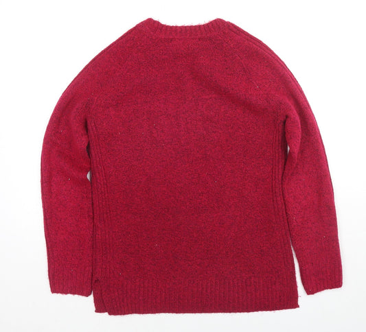 Womens UK Size XS Marks and Spencer Pink Pullover Jumper