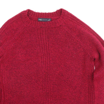 Womens UK Size XS Marks and Spencer Pink Pullover Jumper