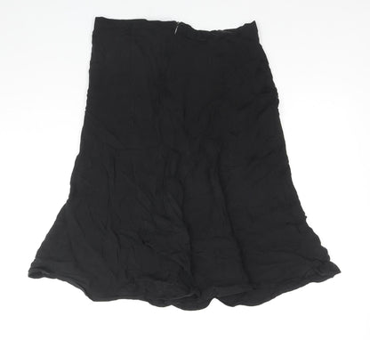 Womens UK Size 10 Zara Trumpet Rayon Skirt