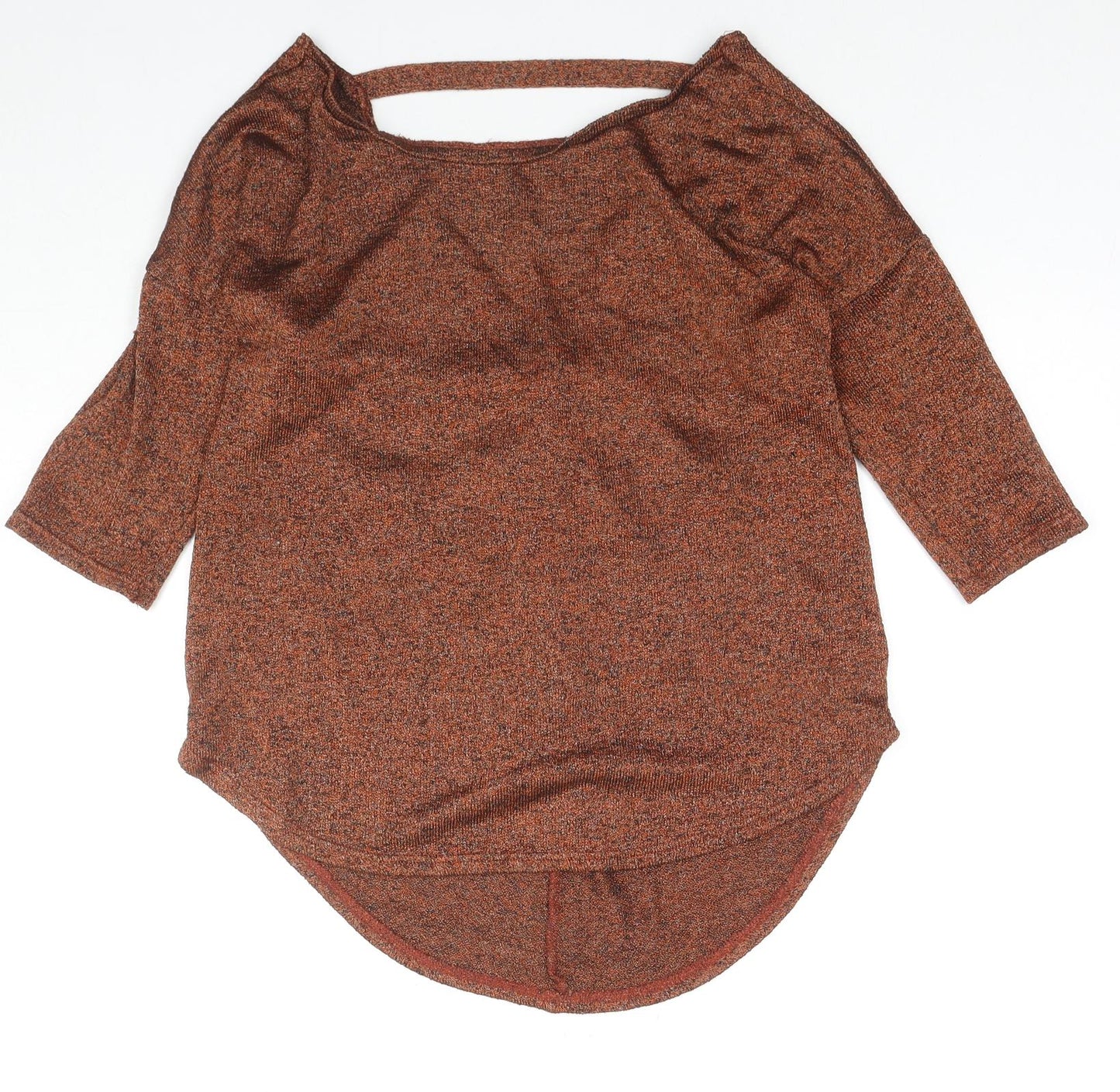 Womens UK Size 10 Miss Selfridge Brown Pullover Jumper