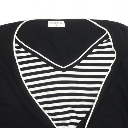 Womens UK Size 16 Kaliko Black Pullover Jumper