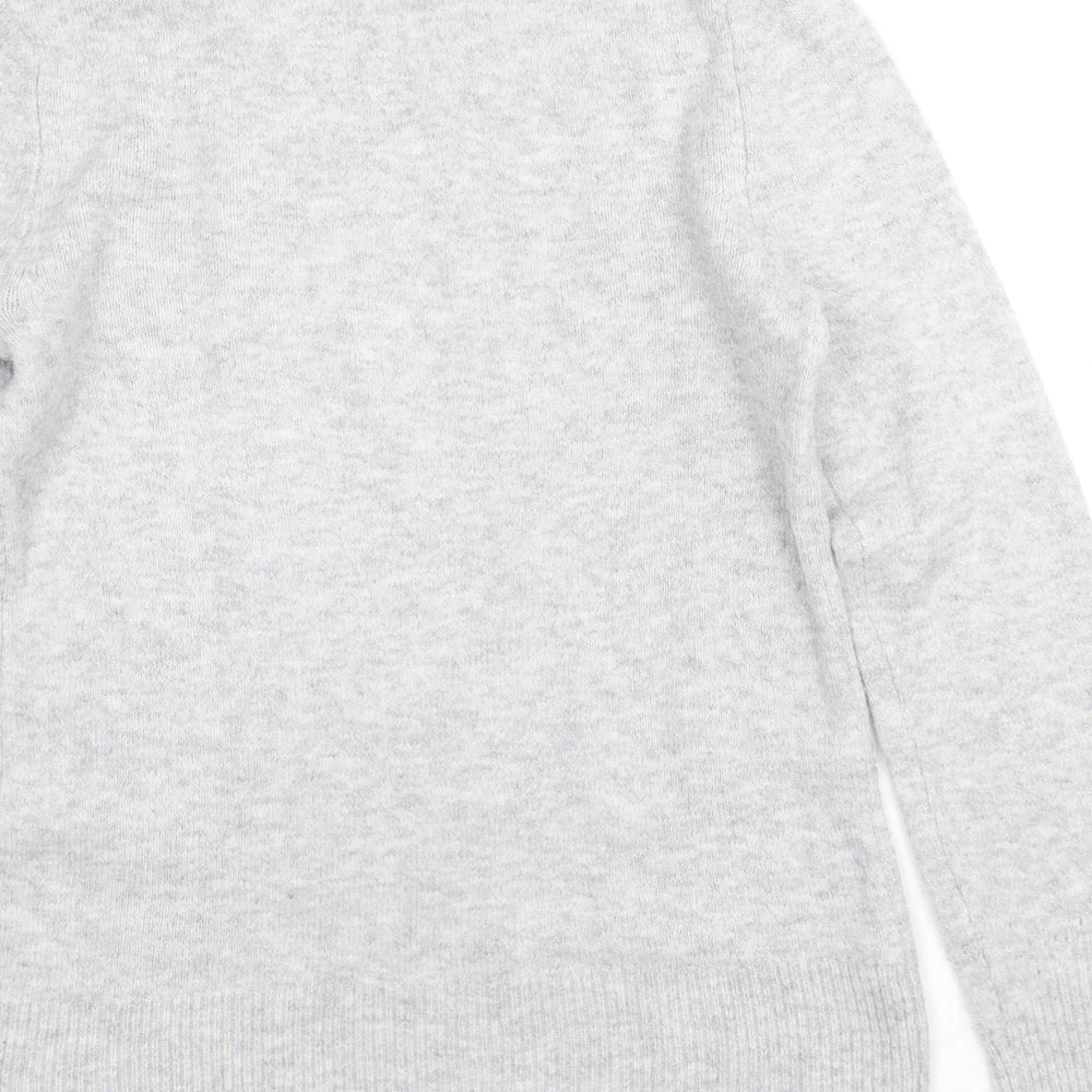 Womens UK Size 8 Warehouse Grey Pullover Jumper
