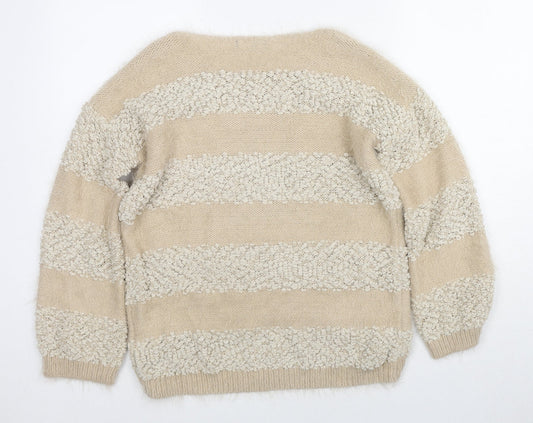 Womens UK Size 10 Stella Morgan Beige Pullover Jumper