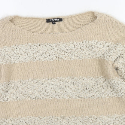 Womens UK Size 10 Stella Morgan Beige Pullover Jumper
