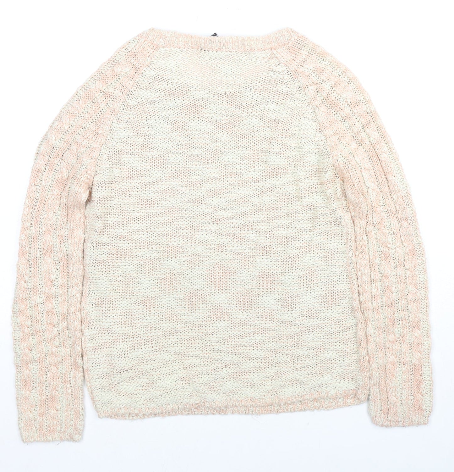 Womens UK Size 10 Dorothy Perkins Beige Pullover Jumper