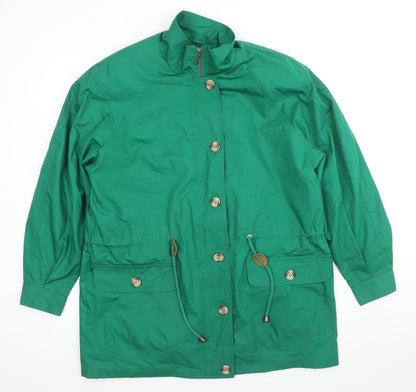 Womens UK Size 14 St Michael Green Parka Coat