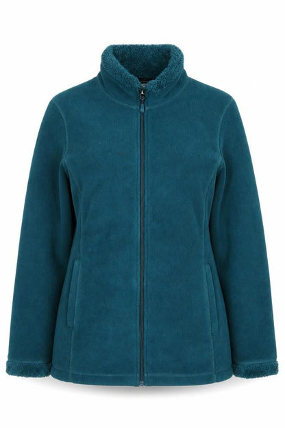 W32 Womens Blue Jacket Size M Zip - Waterproof