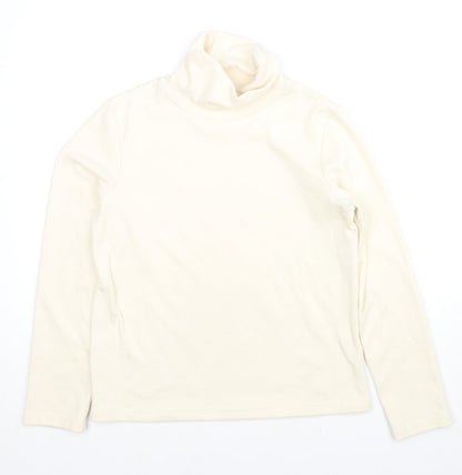 DAZY Womens Ivory Polyester Pullover Sweatshirt Size M Pullover