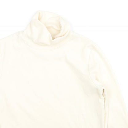 DAZY Womens Ivory Polyester Pullover Sweatshirt Size M Pullover