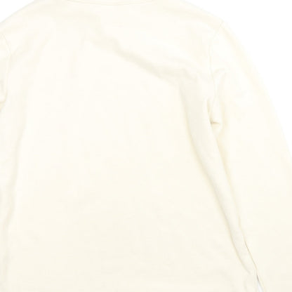 DAZY Womens Ivory Polyester Pullover Sweatshirt Size M Pullover