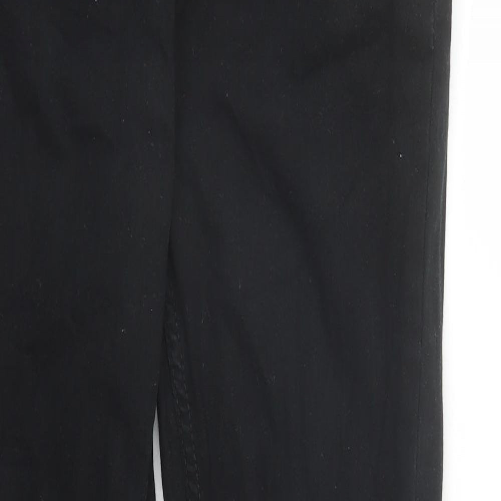 New Look Mens Black Cotton Skinny Jeans Size 30 in L31 in Regular Zip