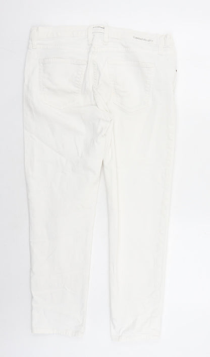 Womens UK Size 34 in Current/Elliott Regular Fit Straight White Jeans