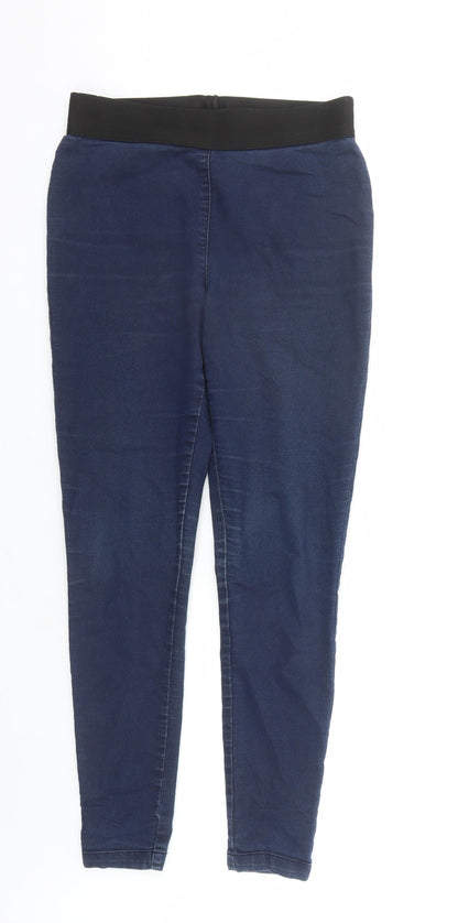 Womens UK Size 10 Marks and Spencer Regular Fit Jegging Blue Jeans