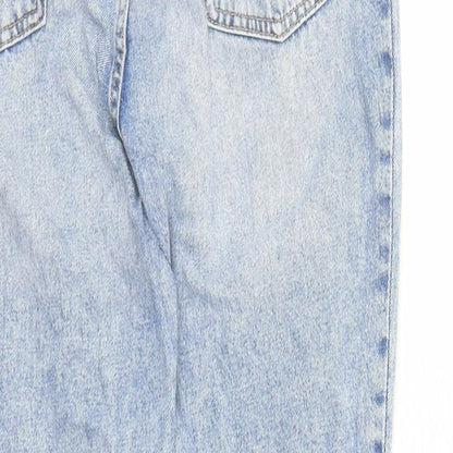 Divided by H&M Womens Blue Cotton Skinny Jeans Size 6 L27 in Regular Button