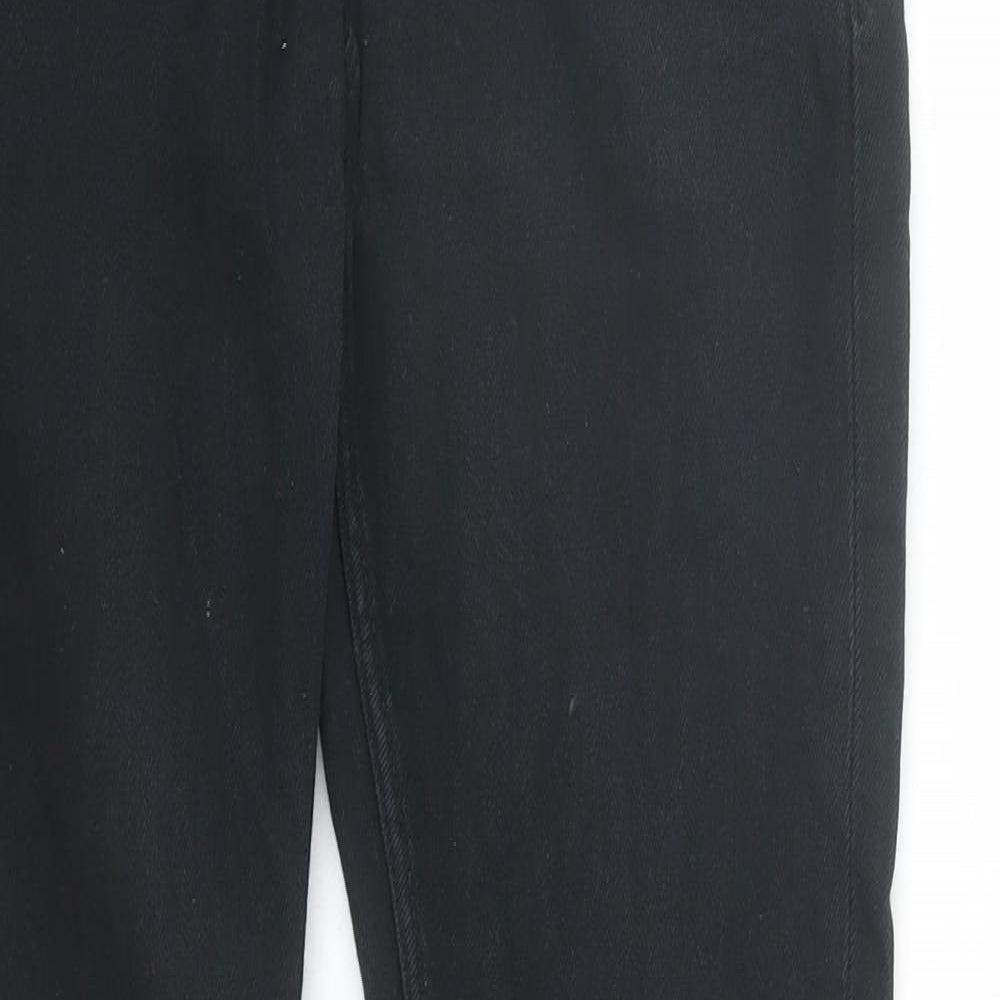 Zara Womens Black Cotton Skinny Jeans Size 28 in L30 in Regular Zip