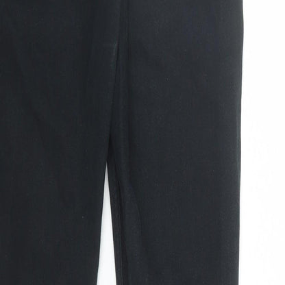 Zara Womens Black Cotton Skinny Jeans Size 28 in L30 in Regular Zip