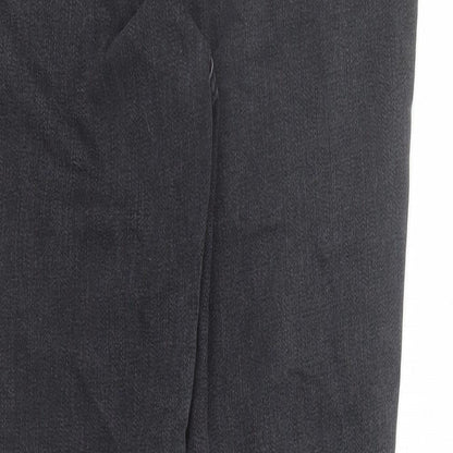 NEXT Womens Black Cotton Skinny Jeans Size 8 L29 in Regular Zip