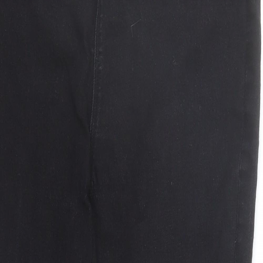 Matalan Womens Black Cotton Jegging Jeans Size 10 L20 in Regular - Elasticated Waist
