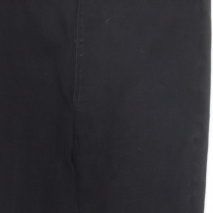 Matalan Womens Black Cotton Jegging Jeans Size 10 L20 in Regular - Elasticated Waist
