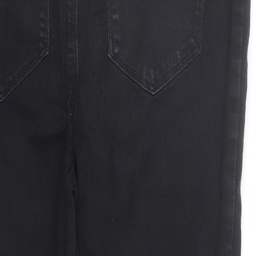 Matalan Womens Black Cotton Jegging Jeans Size 10 L20 in Regular - Elasticated Waist
