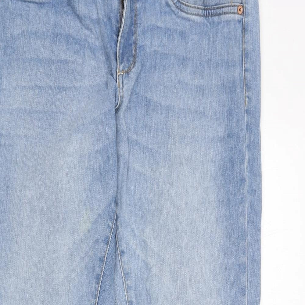 Just Jeans Womens Blue Cotton Skinny Jeans Size 28 in L26 in Regular Zip