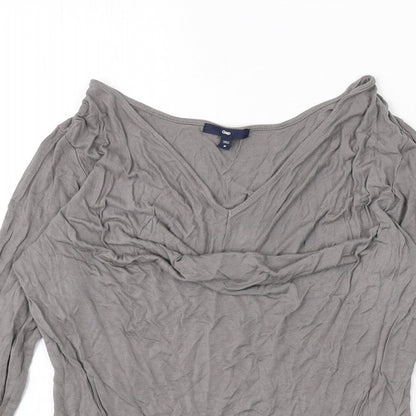 Womens UK Size M Gap Grey Basic T-Shirt