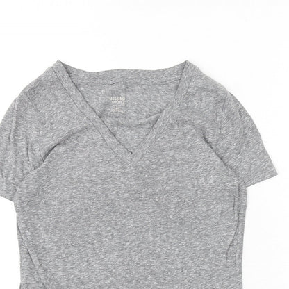 Womens UK Size M Mossimo Grey Basic T-Shirt