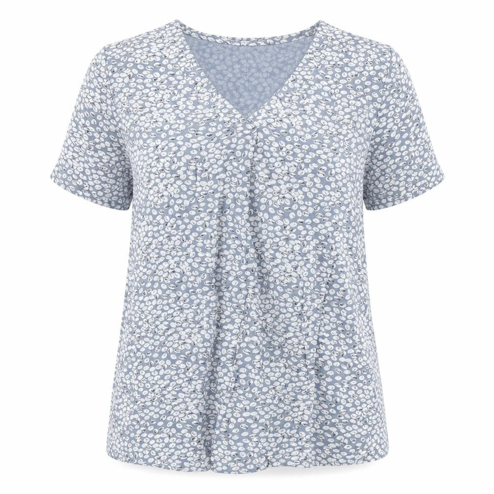 Womens UK Size M Adini Blue Basic T-Shirt
