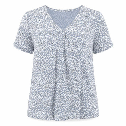 Womens UK Size M Adini Blue Basic T-Shirt