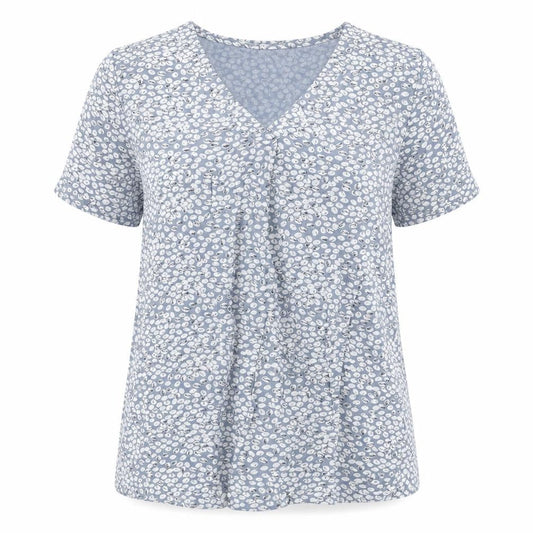 Womens UK Size M Adini Blue Basic T-Shirt