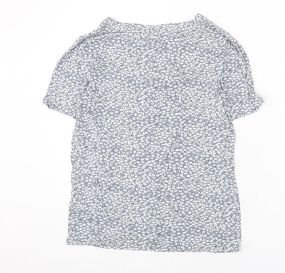 Womens UK Size M Adini Blue Basic T-Shirt