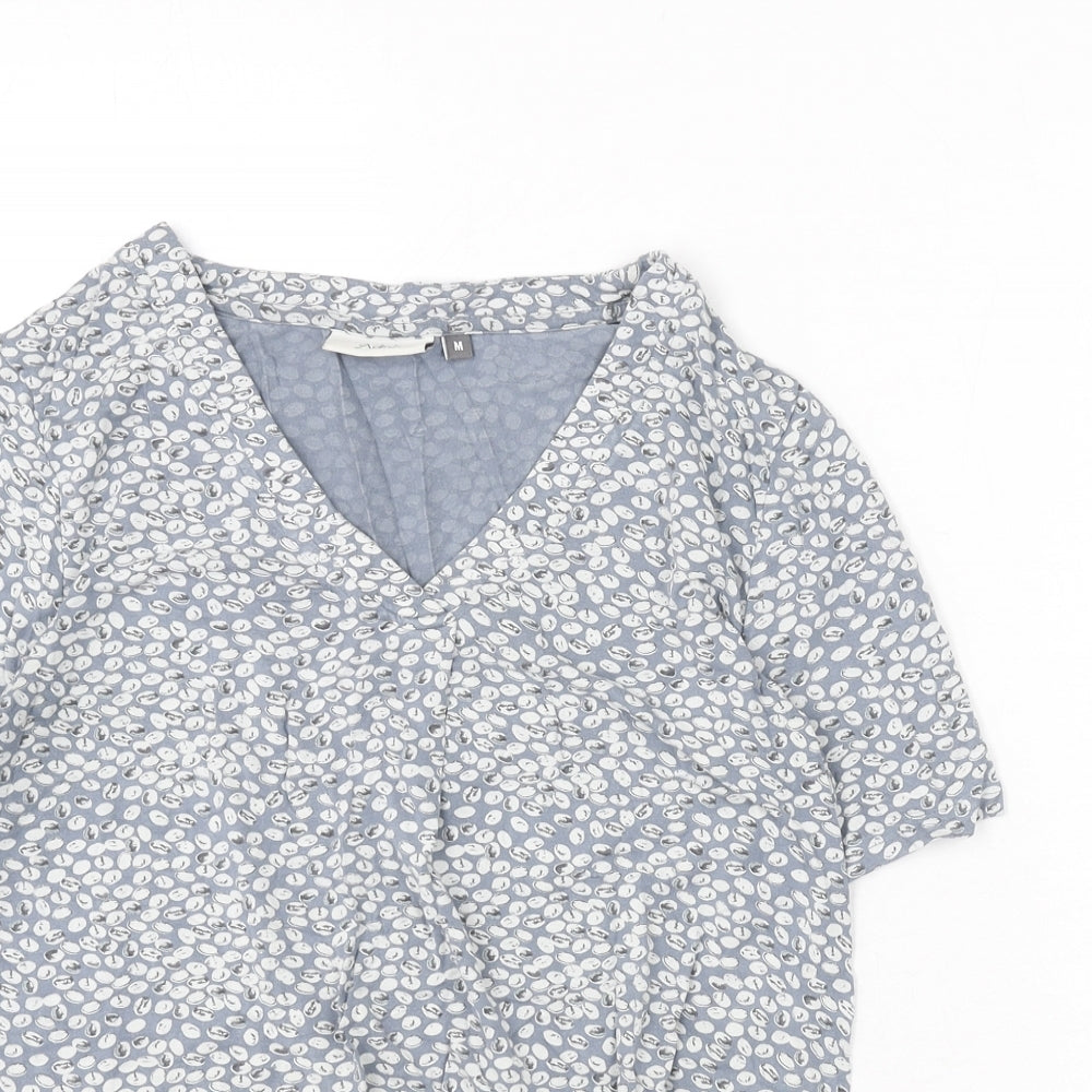 Womens UK Size M Adini Blue Basic T-Shirt