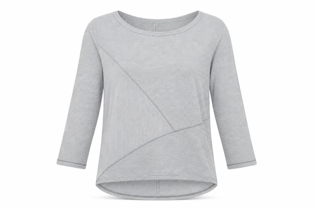 Womens UK Size 12 Maison de Nimes Grey Basic T-Shirt