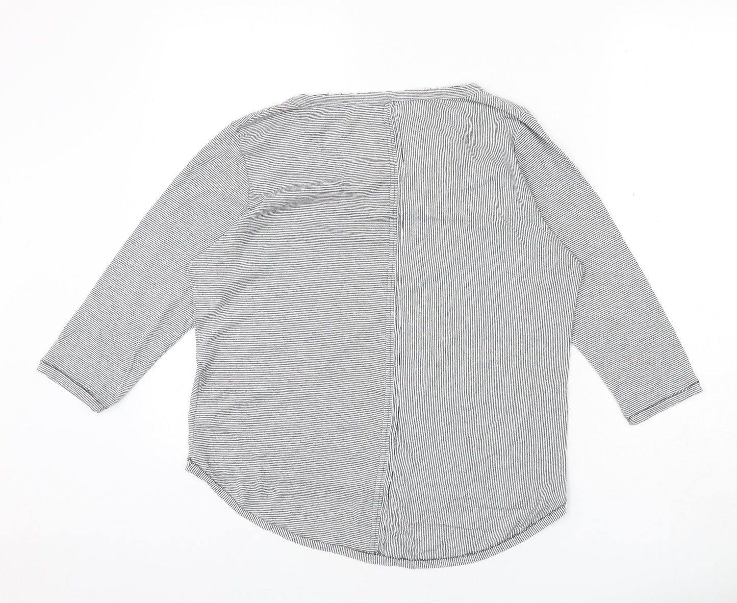 Womens UK Size 12 Maison de Nimes Grey Basic T-Shirt