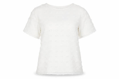 Womens UK Size M Blooming Jelly White Basic Blouse