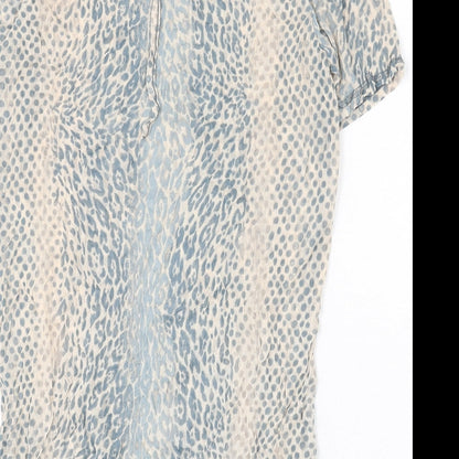 Womens UK Size M Sandwich Beige Basic T-Shirt