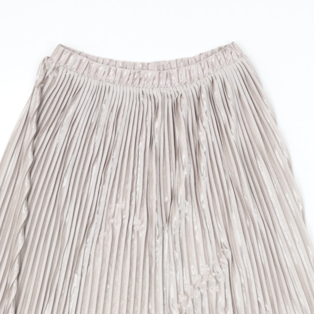 Womens UK Size S Zara Pleated  Skirt