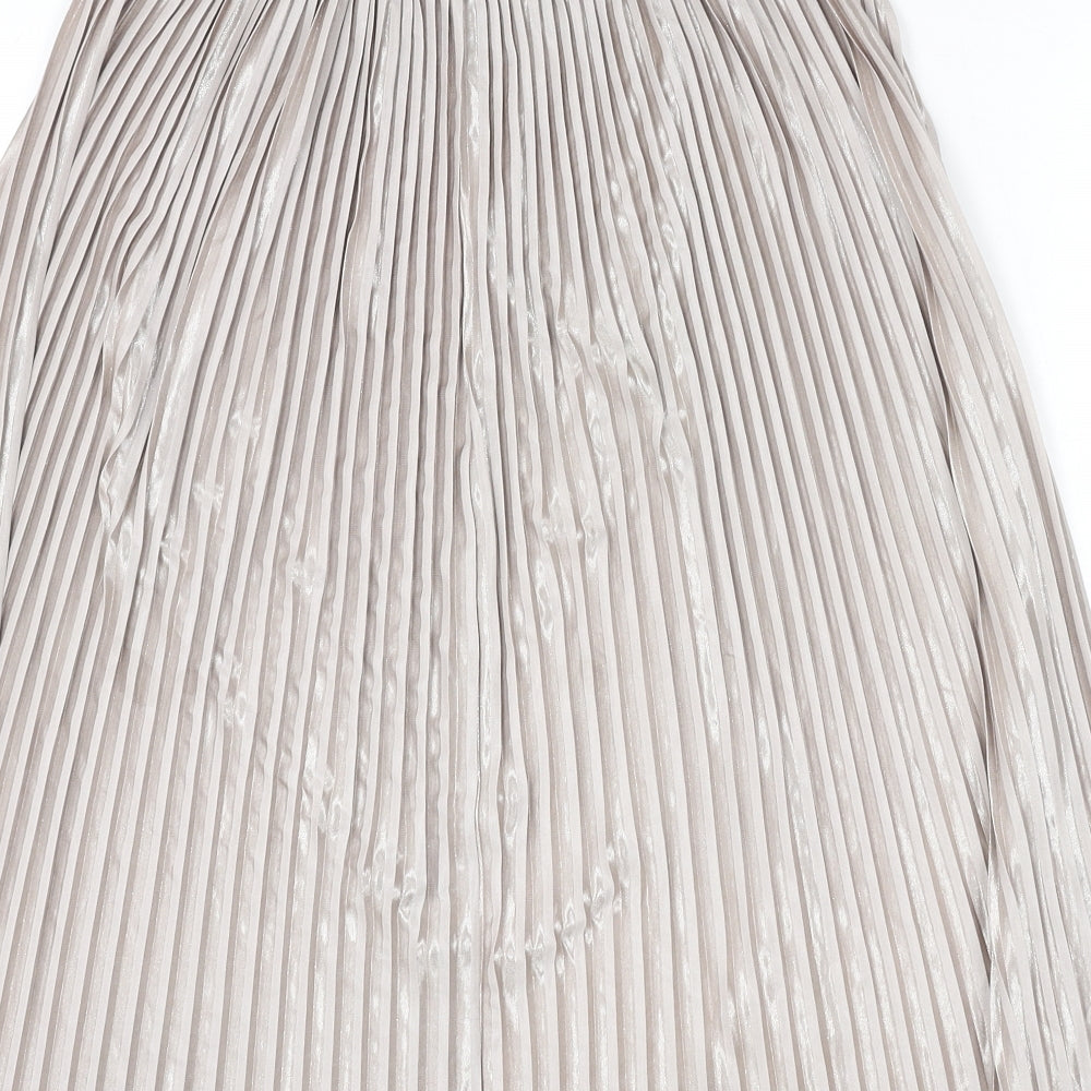 Womens UK Size S Zara Pleated  Skirt