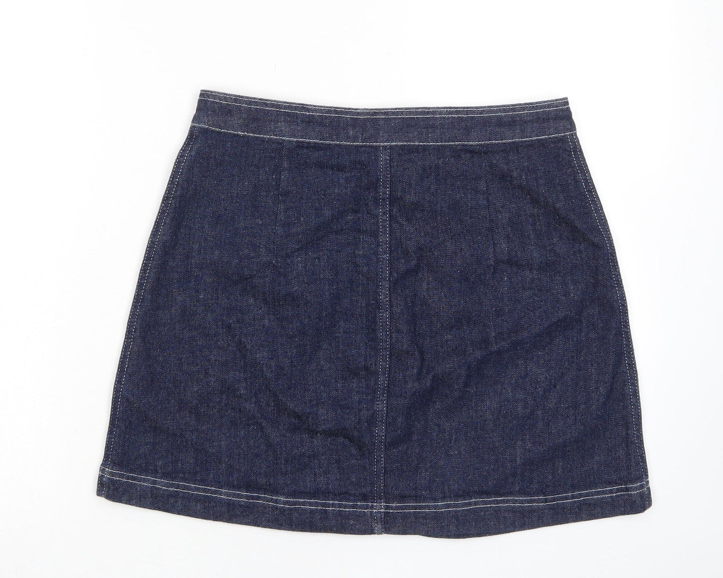 Womens UK Size 28 in Topshop A-Line Denim Skirt