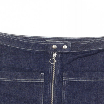 Womens UK Size 28 in Topshop A-Line Denim Skirt