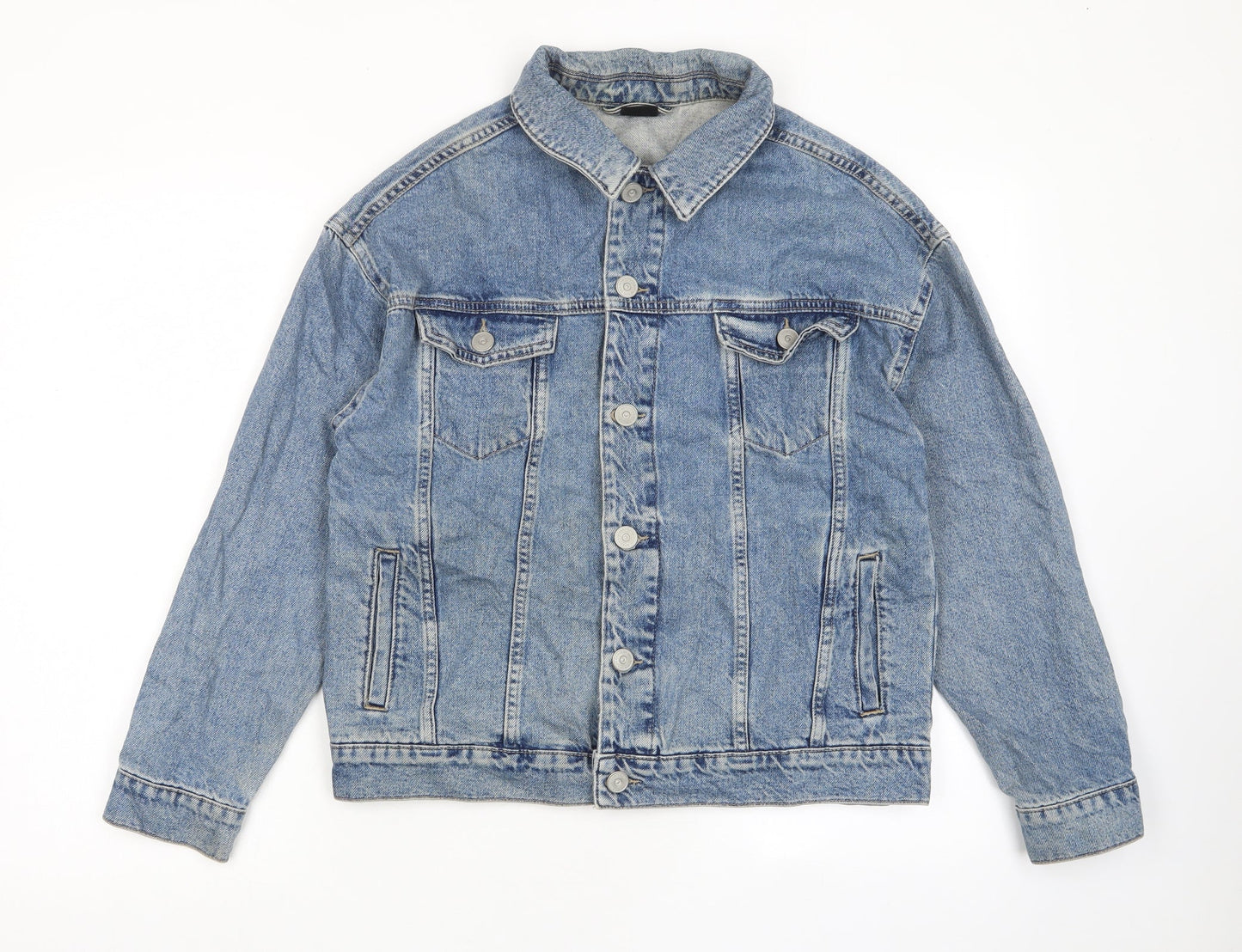 BDG Womens Blue Jacket Size S Button - Pockets