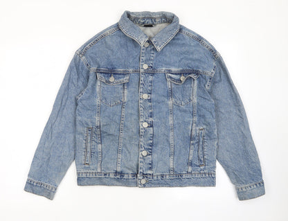 BDG Womens Blue Jacket Size S Button - Pockets