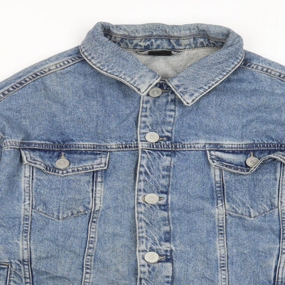BDG Womens Blue Jacket Size S Button - Pockets
